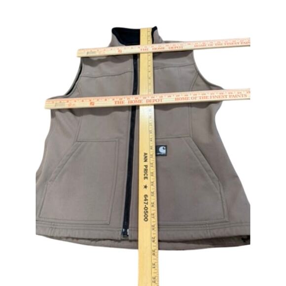 "CARHARTT" For Women Zip Up Vest Fleece‎ Lined SZ XL 2 SPOTS PLZ SEE PICTURES!!! - Picture 14 of 14